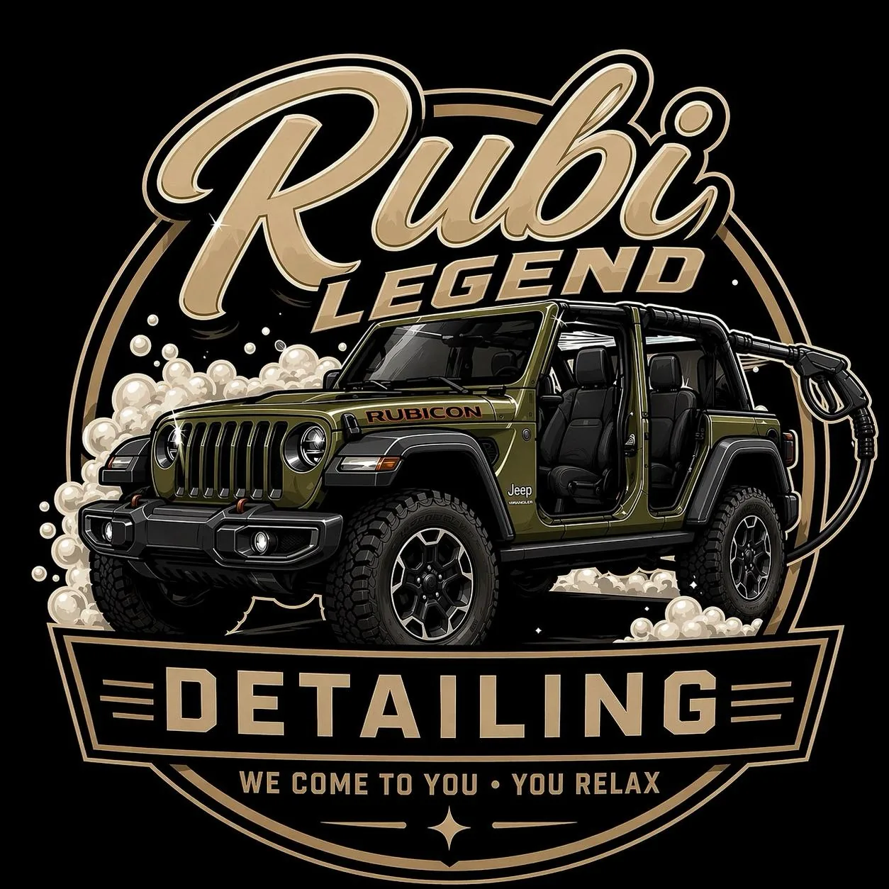 Rubi Legend Detailing Jeep logo artwork
